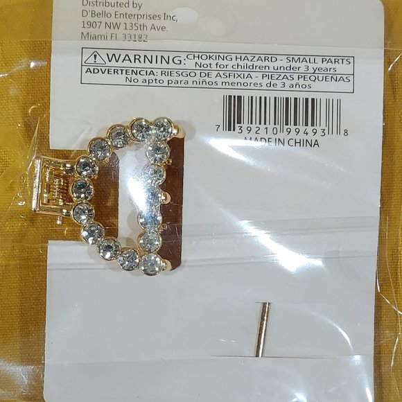 D'Bello Purse and Straight Pearl Hair Clips - Picture 2 of 5